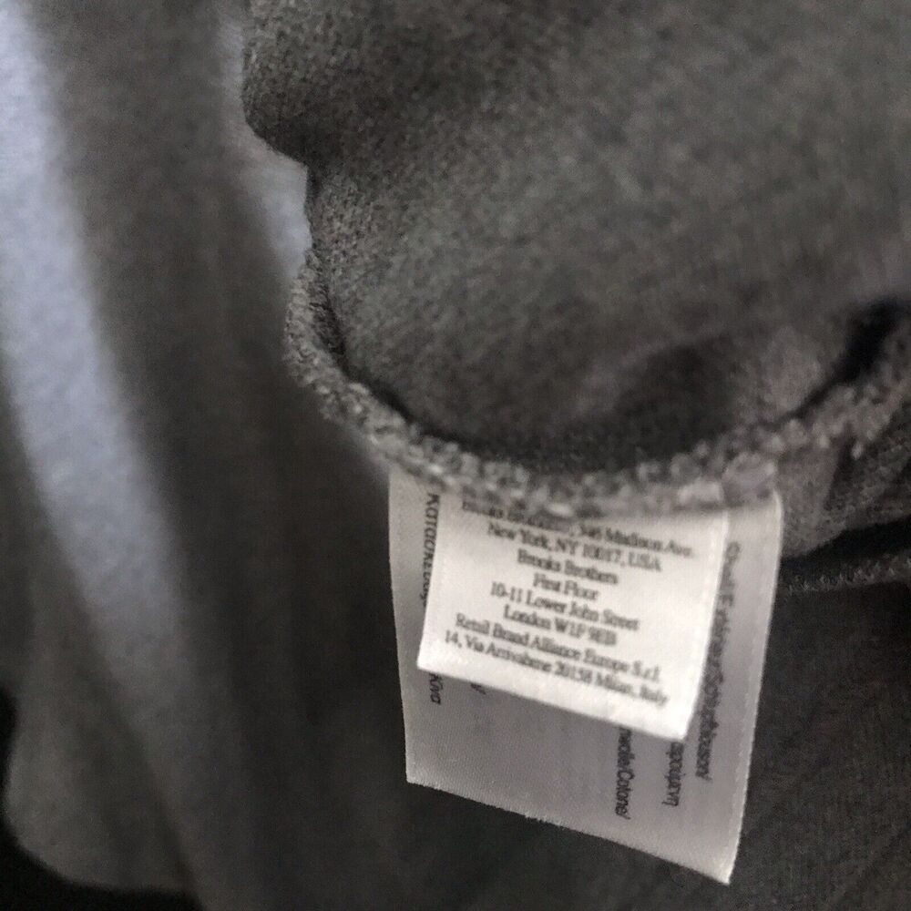 Brooks Brothers 1818 Men's Performance Polo Shirt 2XL Gray Short Sleeve - Picture 5 of 10